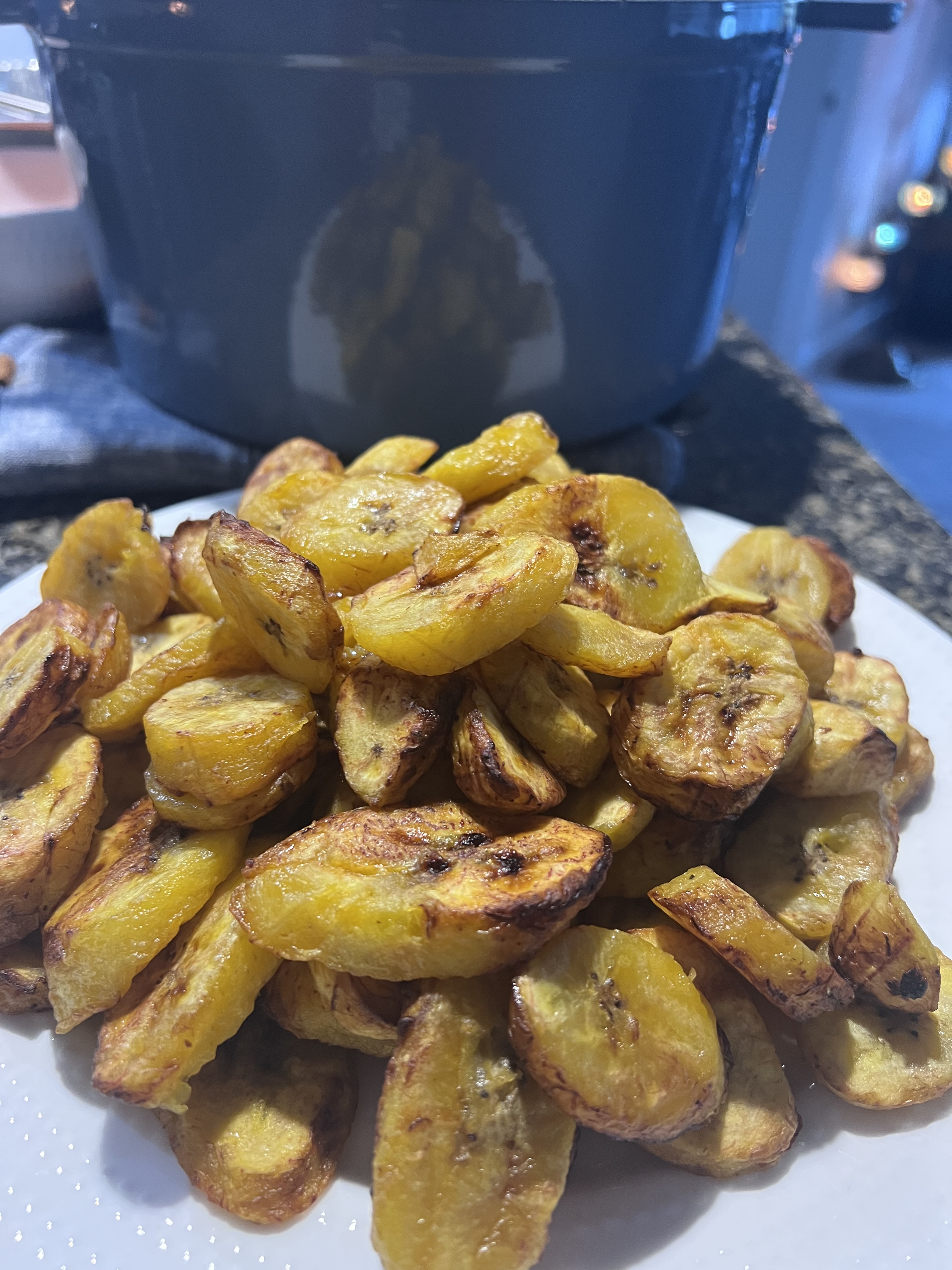 Air Fryer Plantains with a Lemon Kiss
